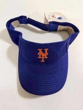 New York Mets Vintage Visor Hat MLB Baseball OSFA Genuine Merchandise NEW w/ Tag